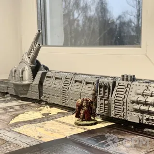 Описание картинки Бронепоезд от 3D Wargaming по цене 800руб | Свободный Рынок Миниатюр - СРМ