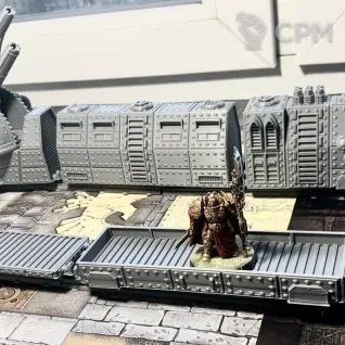 Описание картинки Бронепоезд от 3D Wargaming по цене 800руб | Свободный Рынок Миниатюр - СРМ