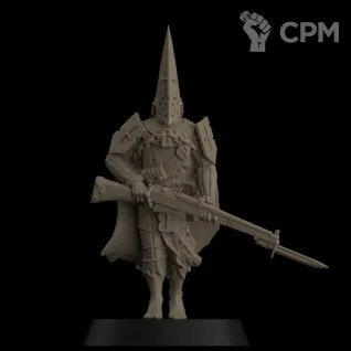 Описание картинки Witchburner, Trench Pilgrim.  Mercenaries. Наемники. от Подземный человек по цене 150руб | Свободный Рынок Миниатюр - СРМ