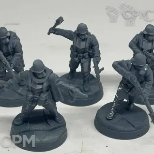 Описание картинки TRENCH CRUSADE. Пехота еретиков. Heretic Troopers. от Подземный человек по цене 200руб | Свободный Рынок Миниатюр - СРМ