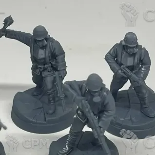 Описание картинки TRENCH CRUSADE. Пехота еретиков. Heretic Troopers. от Подземный человек по цене 200руб | Свободный Рынок Миниатюр - СРМ