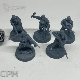 Описание картинки TRENCH CRUSADE. Пехота еретиков. Heretic Troopers. от Подземный человек по цене 200руб | Свободный Рынок Миниатюр - СРМ
