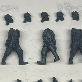 Описание картинки TRENCH CRUSADE. Пехота еретиков. Heretic Troopers. от Подземный человек по цене 200руб | Свободный Рынок Миниатюр - СРМ