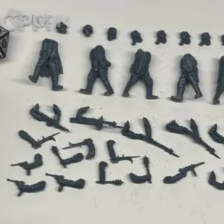 Описание картинки TRENCH CRUSADE. Пехота еретиков. Heretic Troopers. от Подземный человек по цене 200руб | Свободный Рынок Миниатюр - СРМ