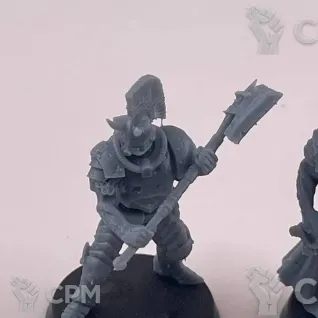Описание картинки Anointed (Heavy Flamer), Anointed (Axe) от Подземный человек по цене 100руб | Свободный Рынок Миниатюр - СРМ