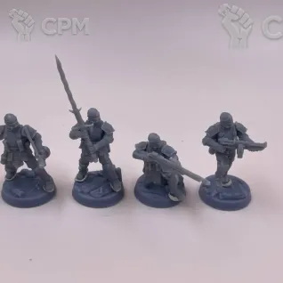 Описание картинки TRENCH CRUSADE. Новая Антиохия. New Antioch. Shocktroopers. Штурмовики. от Подземный человек по цене 200руб | Свободный Рынок Миниатюр - СРМ