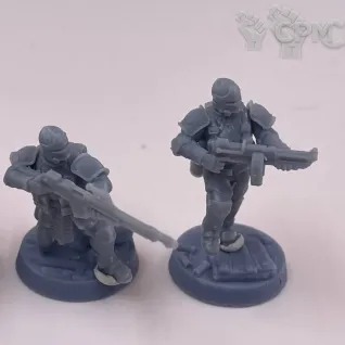 Описание картинки TRENCH CRUSADE. Новая Антиохия. New Antioch. Shocktroopers. Штурмовики. от Подземный человек по цене 200руб | Свободный Рынок Миниатюр - СРМ