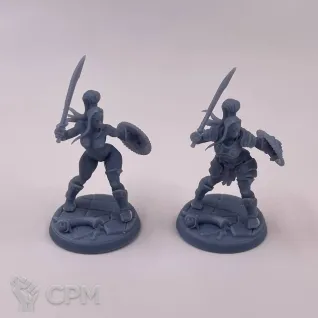 Описание картинки Fantasy Pin-up. Воительница от Подземный человек по цене 150руб | Свободный Рынок Миниатюр - СРМ