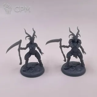 Описание картинки Fantasy Pin-up. Зверолюдка от Подземный человек по цене 150руб | Свободный Рынок Миниатюр - СРМ