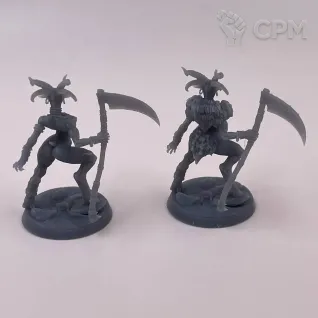 Описание картинки Fantasy Pin-up. Зверолюдка от Подземный человек по цене 150руб | Свободный Рынок Миниатюр - СРМ