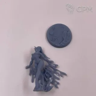 Описание картинки Fantasy Pin-up. Водный дух от Подземный человек по цене 150руб | Свободный Рынок Миниатюр - СРМ