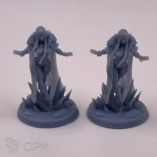 Описание картинки Fantasy Pin-up. Эльфиская ледяная ведьма от Подземный человек по цене 150руб | Свободный Рынок Миниатюр - СРМ