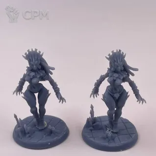 Описание картинки Fantasy Pin-up. Морская Нияда от Подземный человек по цене 150руб | Свободный Рынок Миниатюр - СРМ