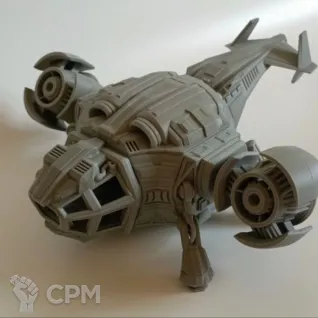 Описание картинки Grasshopper Small Dropship от Printopocalypse 3D по цене 800руб | Свободный Рынок Миниатюр - СРМ
