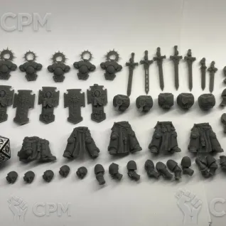 Описание картинки Space Marines Bladeguard Veterans от Подземный человек по цене 300руб | Свободный Рынок Миниатюр - СРМ