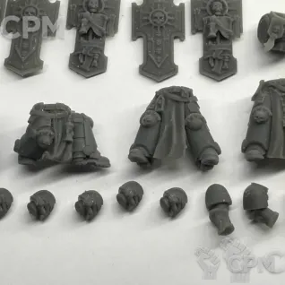 Описание картинки Space Marines Bladeguard Veterans от Подземный человек по цене 300руб | Свободный Рынок Миниатюр - СРМ