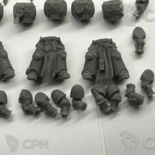 Описание картинки Space Marines Bladeguard Veterans от Подземный человек по цене 300руб | Свободный Рынок Миниатюр - СРМ