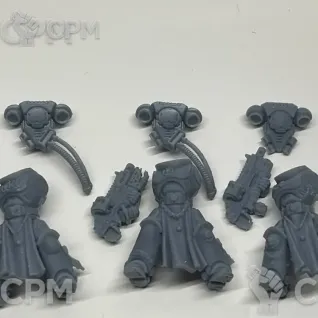 Описание картинки Space Marines: Sternguard Veteran Squad от Подземный человек по цене 300руб | Свободный Рынок Миниатюр - СРМ
