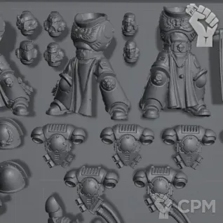 Описание картинки Space Marines: Sternguard Veteran Squad от Подземный человек по цене 300руб | Свободный Рынок Миниатюр - СРМ