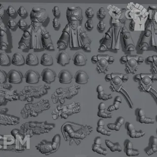 Описание картинки Space Marines: Sternguard Veteran Squad от Подземный человек по цене 300руб | Свободный Рынок Миниатюр - СРМ