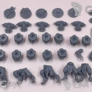 Описание картинки Space Wolves Wulfen Вульфины от Подземный человек по цене 400руб | Свободный Рынок Миниатюр - СРМ