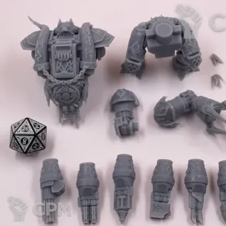 Описание картинки Venerable Dreadnought Дредноут Космоволков от Подземный человек по цене 300руб | Свободный Рынок Миниатюр - СРМ