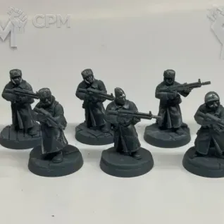 Описание картинки Вальхалльские Ледяные Воины Valhallan Ice Warriors от Подземный человек по цене 250руб | Свободный Рынок Миниатюр - СРМ