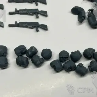 Описание картинки Вальхалльские Ледяные Воины Valhallan Ice Warriors от Подземный человек по цене 250руб | Свободный Рынок Миниатюр - СРМ
