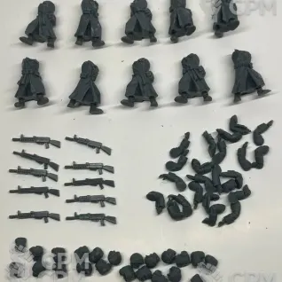 Описание картинки Вальхалльские Ледяные Воины Valhallan Ice Warriors от Подземный человек по цене 250руб | Свободный Рынок Миниатюр - СРМ