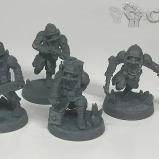 Описание картинки Krieg Acolytes Криговцы от Подземный человек по цене 250руб | Свободный Рынок Миниатюр - СРМ