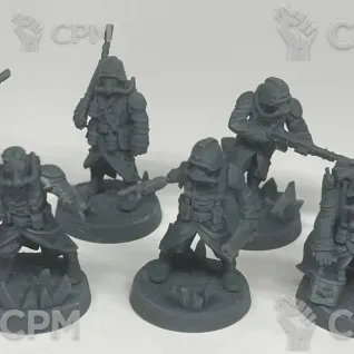 Описание картинки Krieg Acolytes Криговцы от Подземный человек по цене 250руб | Свободный Рынок Миниатюр - СРМ