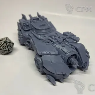 Описание картинки Орочий Бэтмобиль Orks Batmobile от Подземный человек по цене 400руб | Свободный Рынок Миниатюр - СРМ