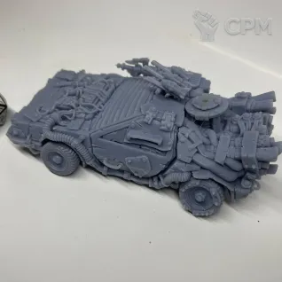Описание картинки Орочья Делориан Orks DeLorean от Подземный человек по цене 400руб | Свободный Рынок Миниатюр - СРМ