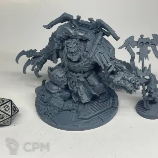 Описание картинки Emperork of Orkkind. Орк Император. альтернативный Ghazghkull Thraka. от Подземный человек по цене 500руб | Свободный Рынок Миниатюр - СРМ