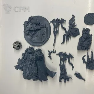 Описание картинки Emperork of Orkkind. Орк Император. альтернативный Ghazghkull Thraka. от Подземный человек по цене 500руб | Свободный Рынок Миниатюр - СРМ