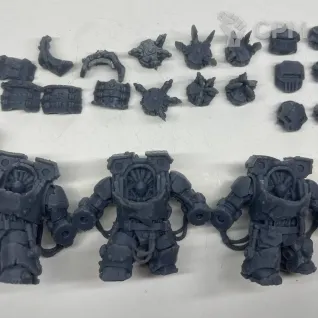 Описание картинки Orcs in buster armor от Подземный человек по цене 400руб | Свободный Рынок Миниатюр - СРМ