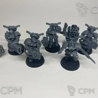 Описание картинки Noise Marines. Emperor's Children. Шумовые десантники, женская версия от Подземный человек по цене 300руб | Свободный Рынок Миниатюр - СРМ