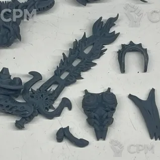 Описание картинки Daemon Princess of Slaanesh. Демон принц Детей императора. от Подземный человек по цене 400руб | Свободный Рынок Миниатюр - СРМ