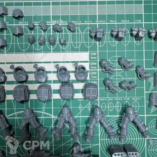 Описание картинки Space Marines Terminators Squad от Recruiter по цене 600руб | Свободный Рынок Миниатюр - СРМ