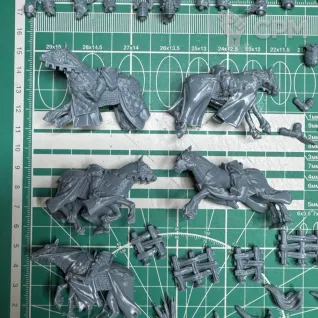 Описание картинки Bretonnia Household Knights mounted от Recruiter по цене 700руб | Свободный Рынок Миниатюр - СРМ