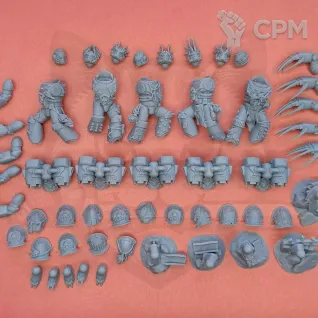 Описание картинки Night Lords Warp Talons v1 от  по цене 400руб | Свободный Рынок Миниатюр - СРМ