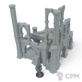 Описание картинки Большие Фэнтези Руины - комплект из 3 от Terrain Print по цене 800руб | Свободный Рынок Миниатюр - СРМ