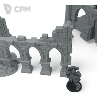 Описание картинки Большие Фэнтези Руины - комплект из 3 от Terrain Print по цене 800руб | Свободный Рынок Миниатюр - СРМ