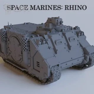 Описание картинки Набор миниатюр Warhammer 40000 Adeptus Astartes: Rhino / Космодесант: Рино от Лавка Приключенца по цене 600руб | Свободный Рынок Миниатюр - СРМ