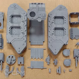 Описание картинки Лендрейдер  Land Raider Warhammer 40000 от Лавка Приключенца по цене 1 150руб | Свободный Рынок Миниатюр - СРМ