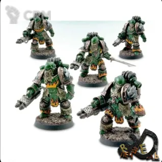 Описание картинки Salamanders Legion Pyroclasts от R.E.print по цене 500руб | Свободный Рынок Миниатюр - СРМ