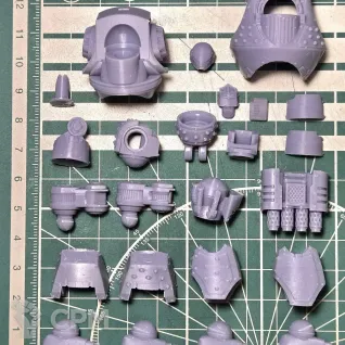 Описание картинки Contemptor dreadnought + 2 оружия на выбор от Recruiter по цене 700руб | Свободный Рынок Миниатюр - СРМ