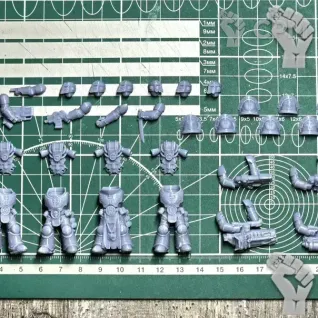 Описание картинки Dark Angels Interemptors от Recruiter по цене 600руб | Свободный Рынок Миниатюр - СРМ