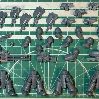 Описание картинки Iron Hands Gorgon Terminators от Recruiter по цене 650руб | Свободный Рынок Миниатюр - СРМ