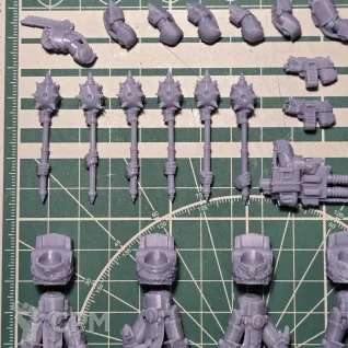 Описание картинки Word Bearers Tartaros Terminators от Recruiter по цене 650руб | Свободный Рынок Миниатюр - СРМ